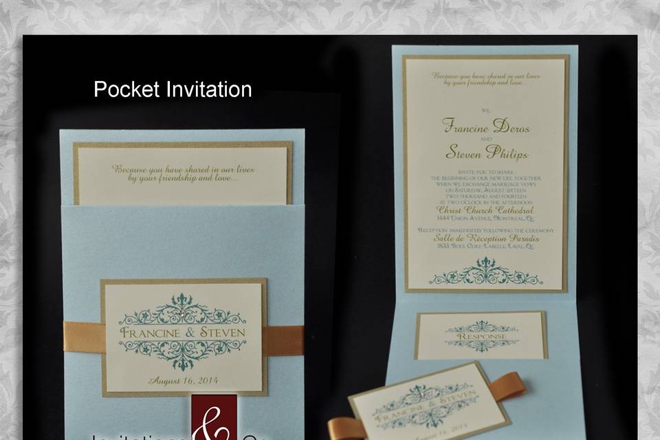 Pocket Fold Invitation