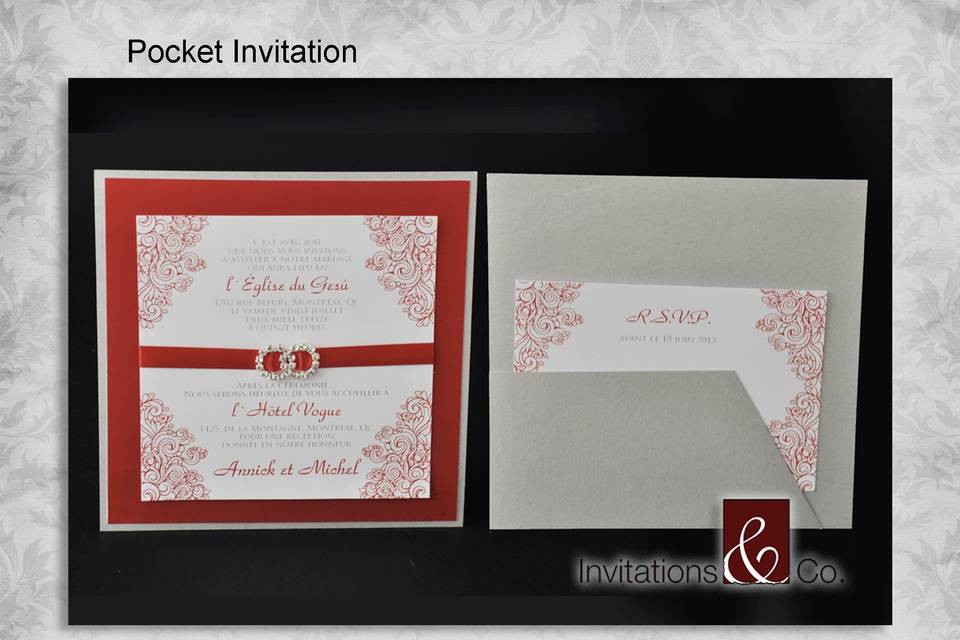 Pocket Fold Invitation