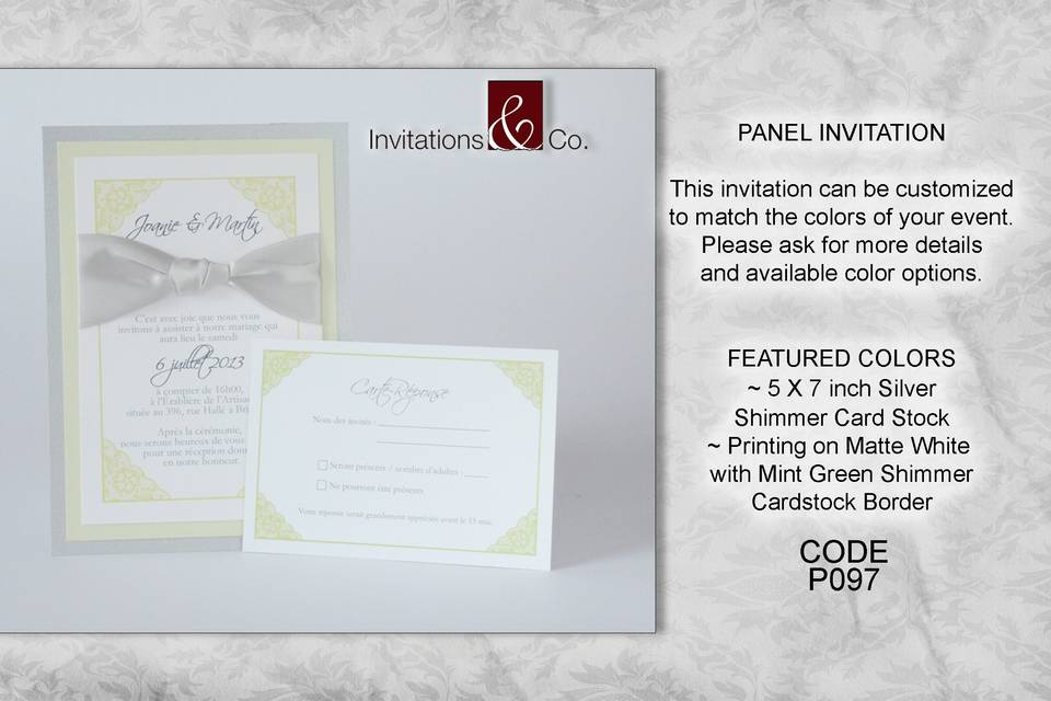 Pocket Fold Invitation