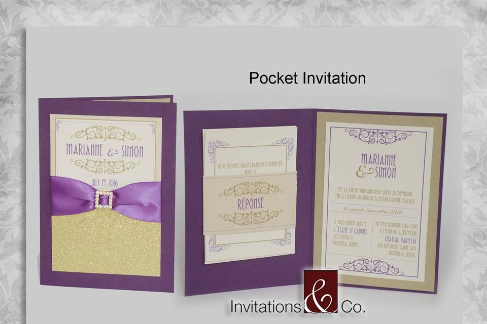 Pocket Fold Invitation