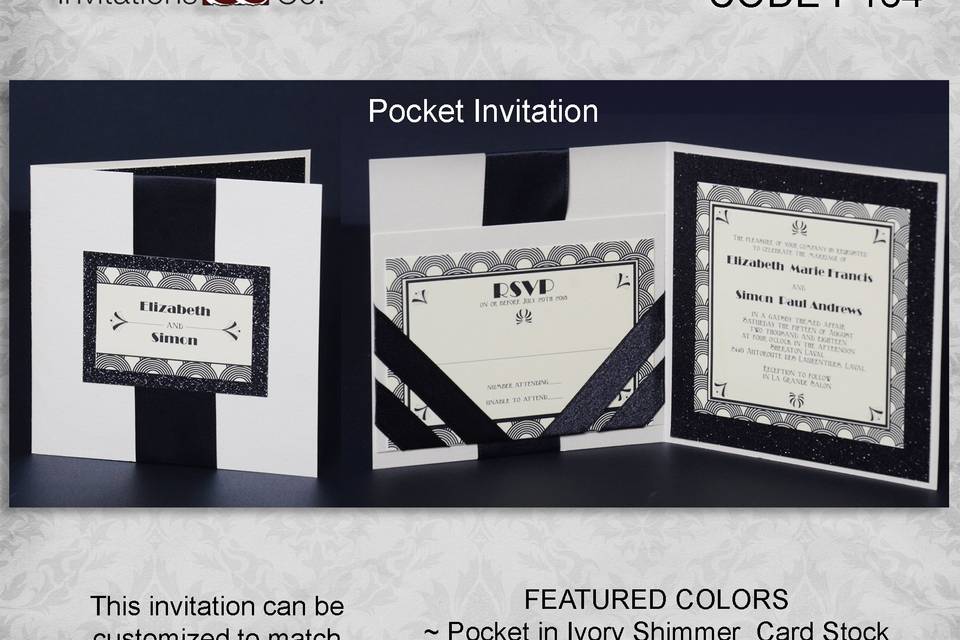 Pocket Fold Invitation