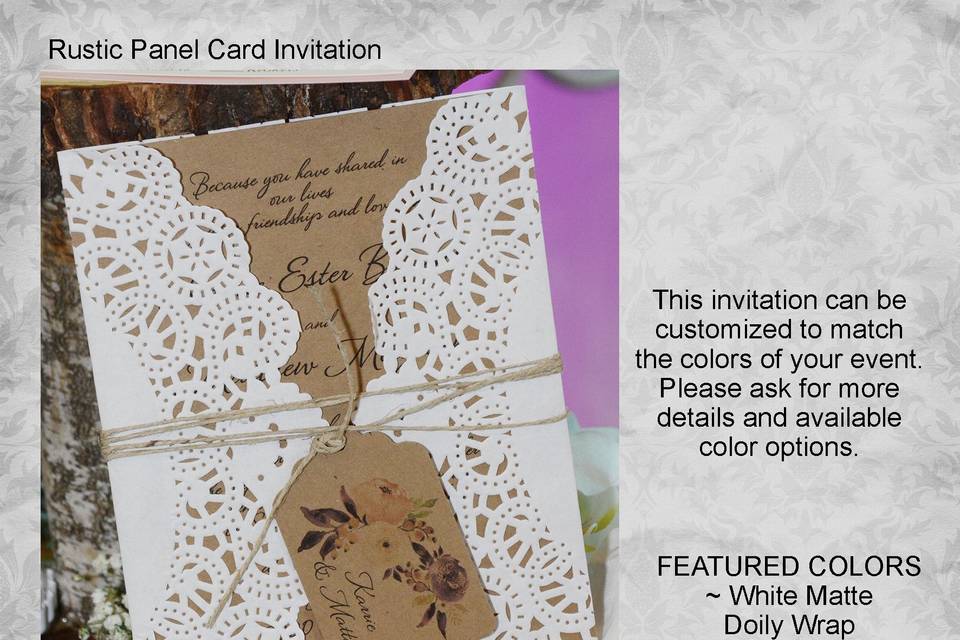 Rustic Invitation