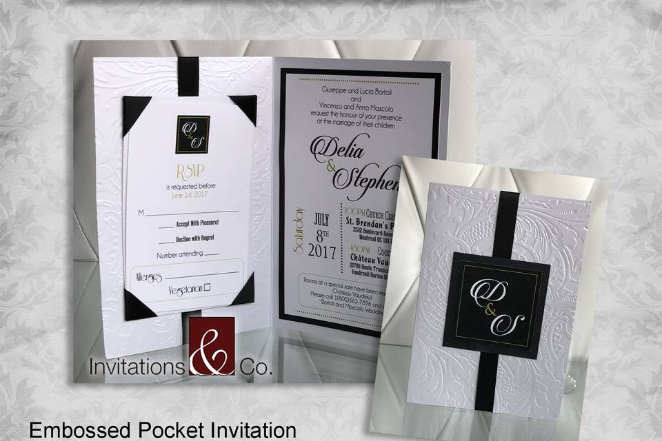 Pocket Fold Invitation