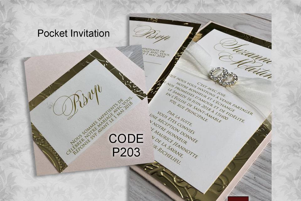 Pocket Fold Invitation