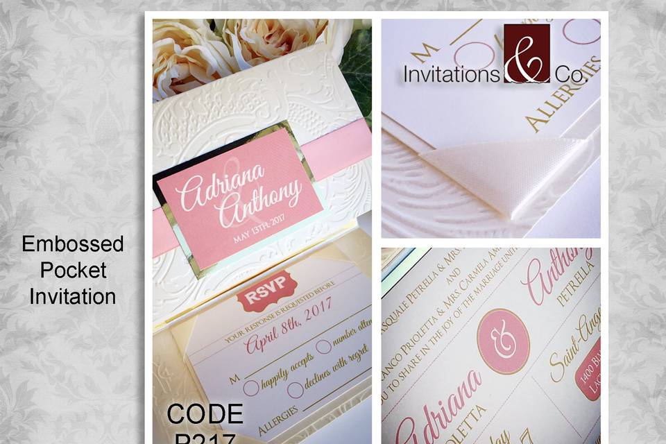 Pocket Fold Invitation