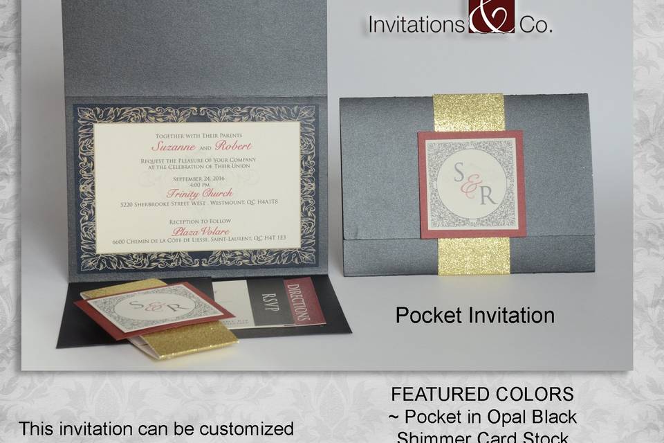 Pocket Fold Invitation