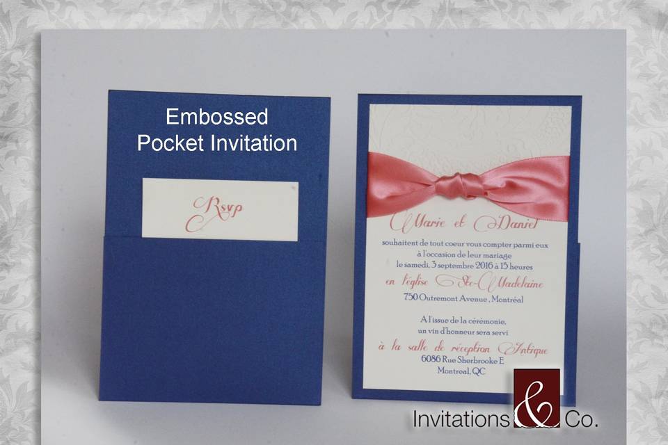 Pocket Fold Invitation