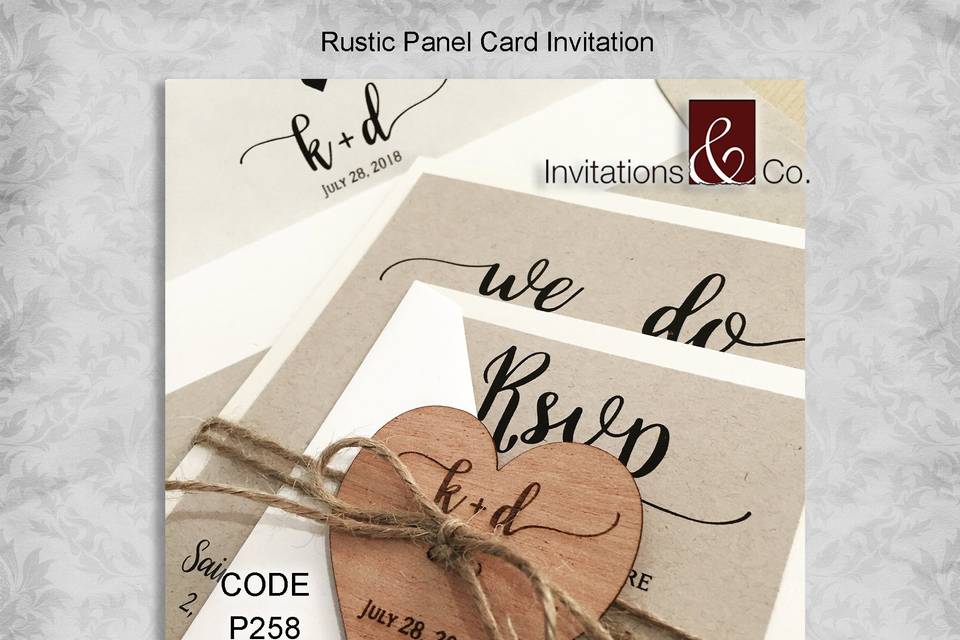 Rustic Invitation