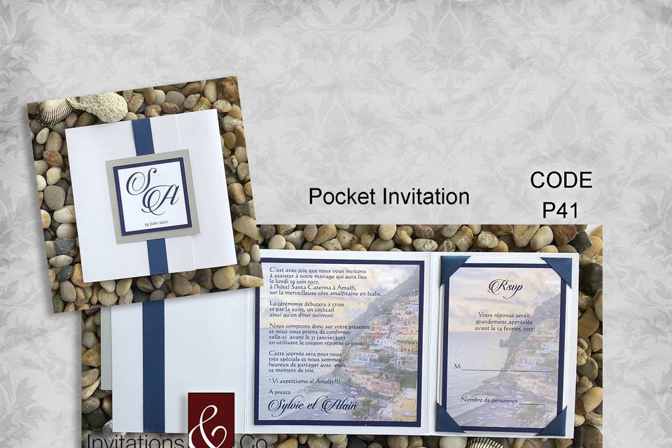 Pocket Fold Invitation