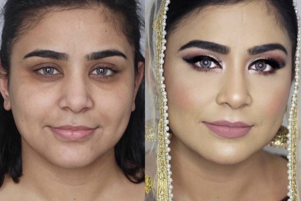 south asian bridal makeup