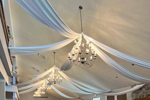 Ceiling draped