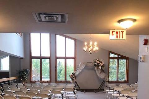 Mezzanine for ceremony