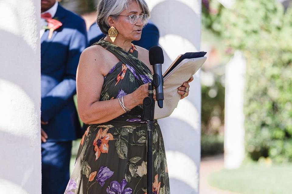 Me doing the ceremony