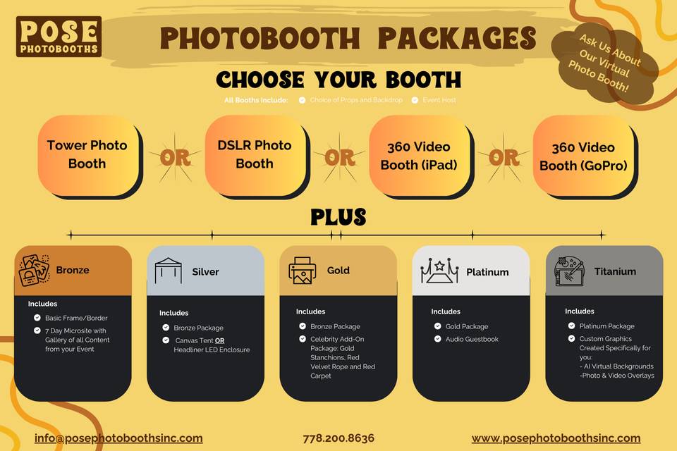 Photo Booths and Packages