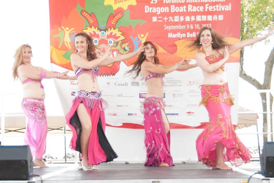 Performing Dragon Boat Fest