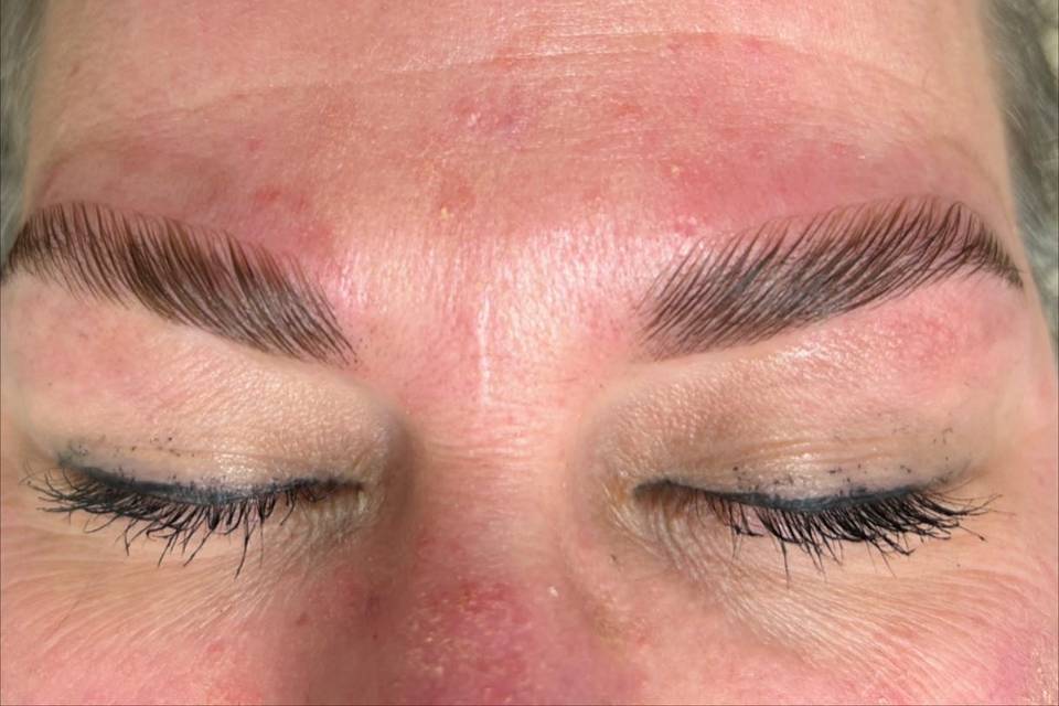 Eyebrow lamination