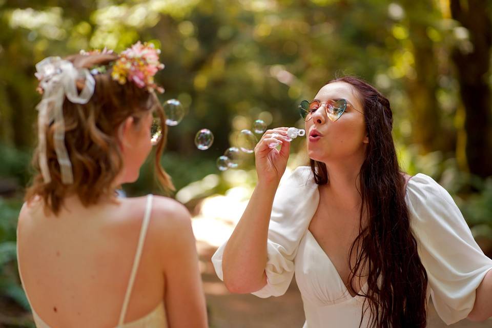 Wedding bubbles