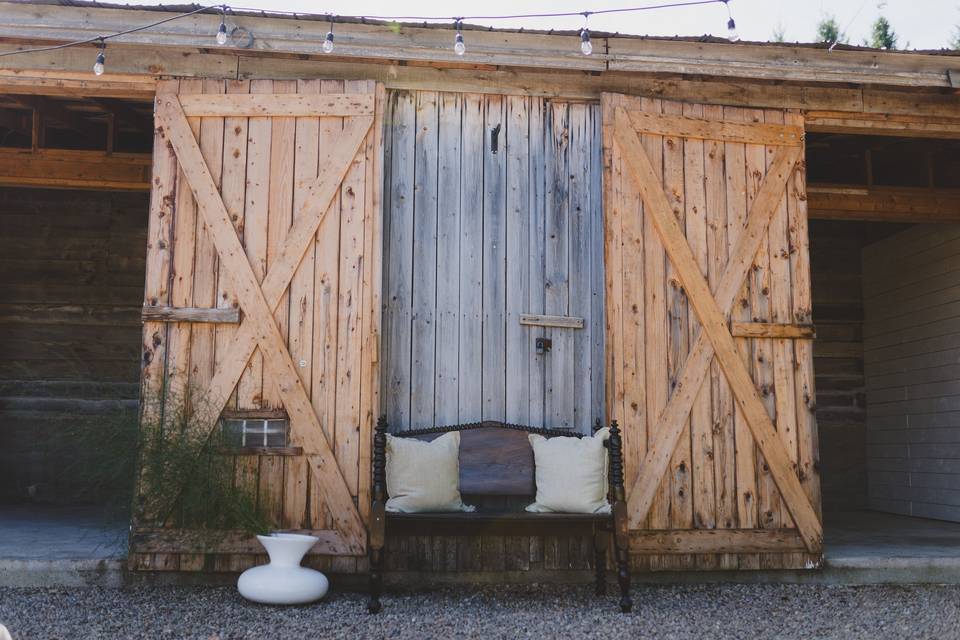 Large Double Doors to Terrasse