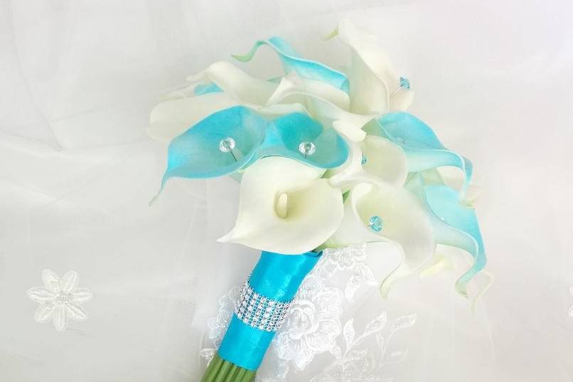 Blue calla lilies bouquet.JPG