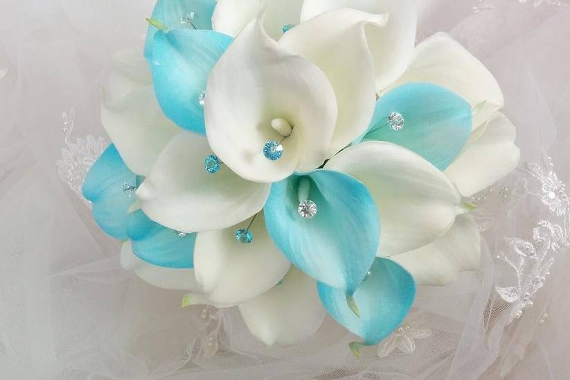 Blue calla lilies top view.JPG