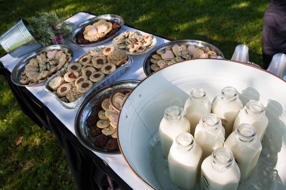Cookies and Milk for guests!