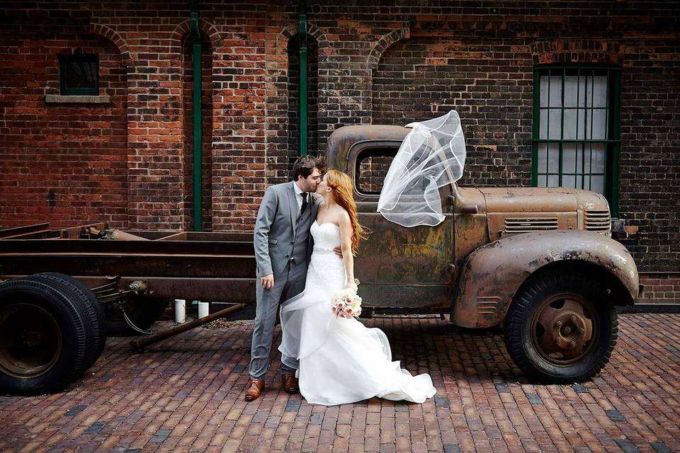 Distillery District wedding