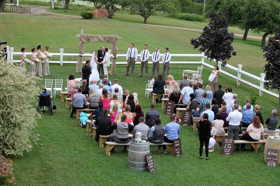 Courtyard ceremony