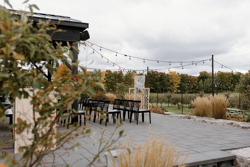 Back Patio Ceremony