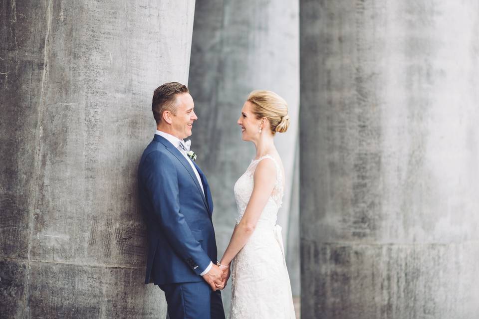 Distillery District wedding