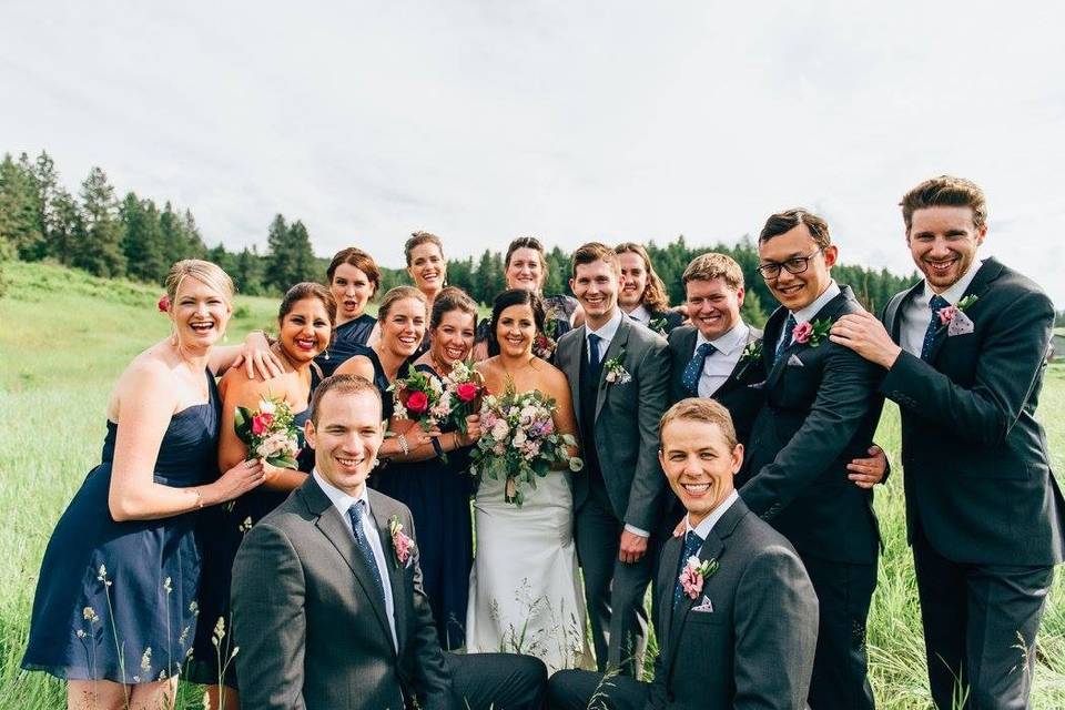 Wedding party, Photo: Graham Murry Photos