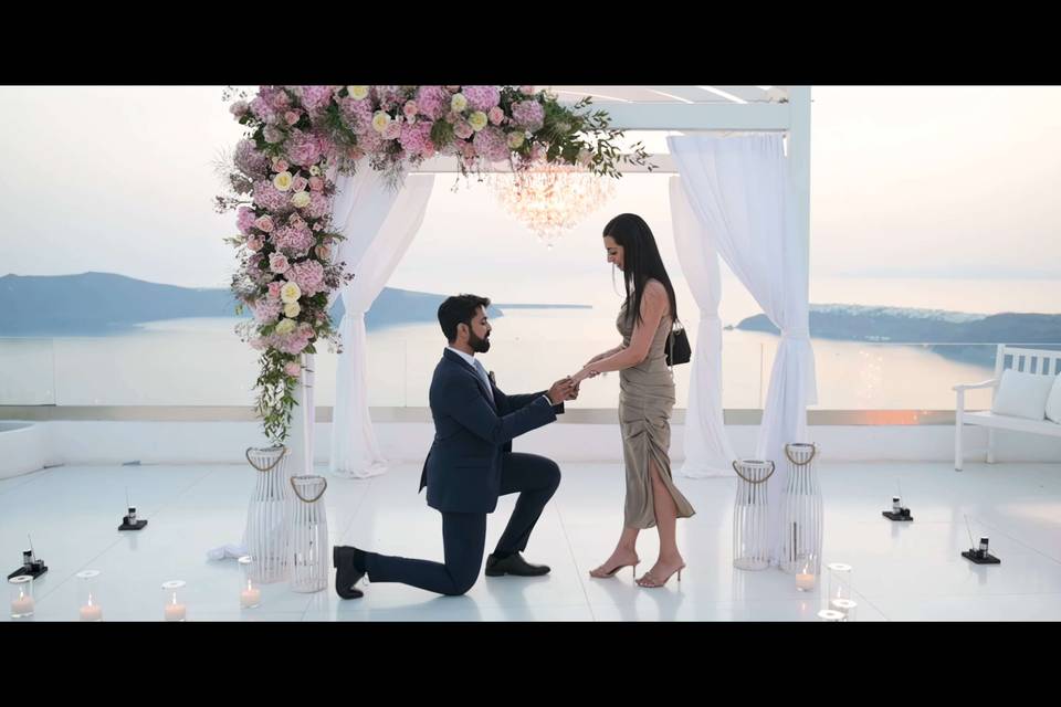 Stunning Proposal in Greece