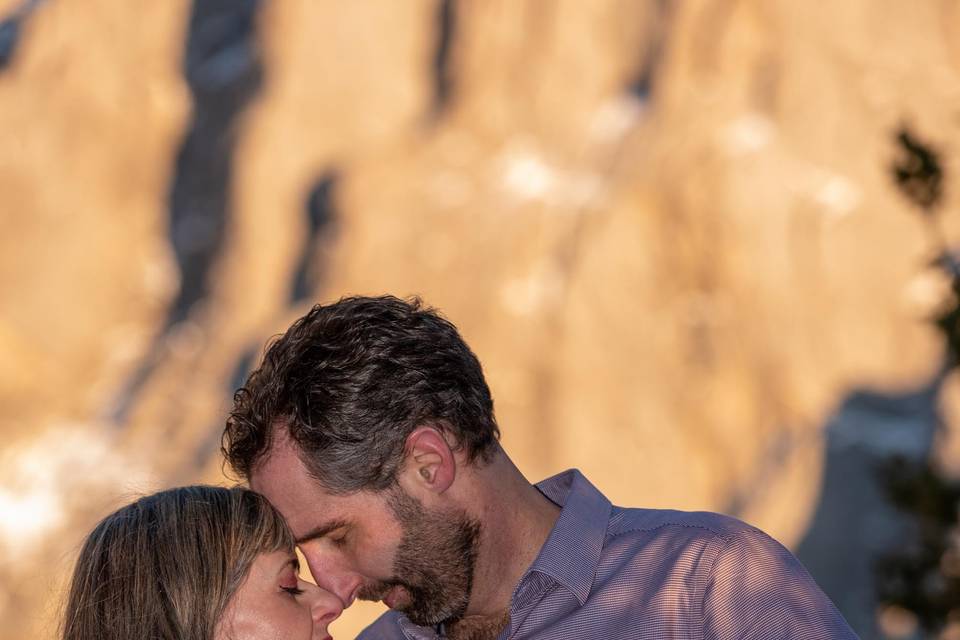 Mountain engagement photos