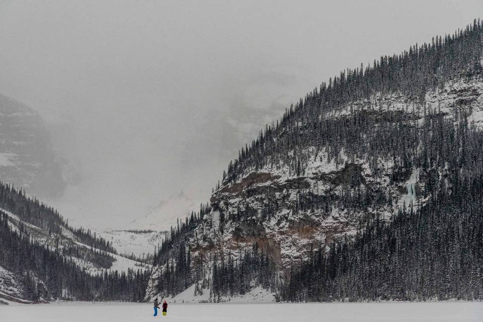 Surprise proposal Lake Louis