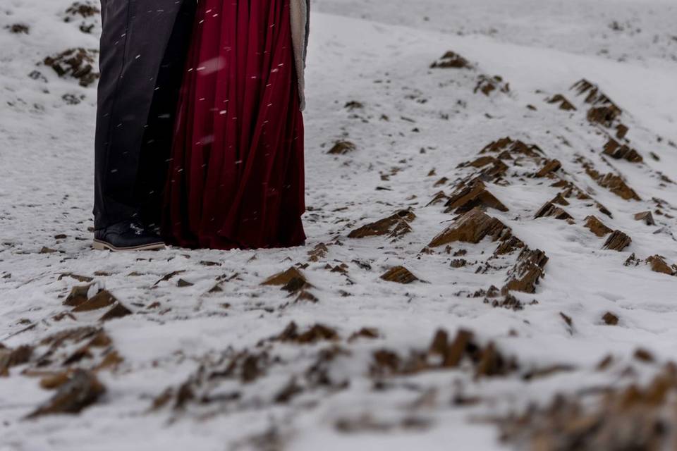 Mountain engagement photos