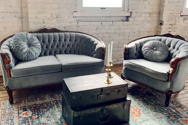 Blue lounge set