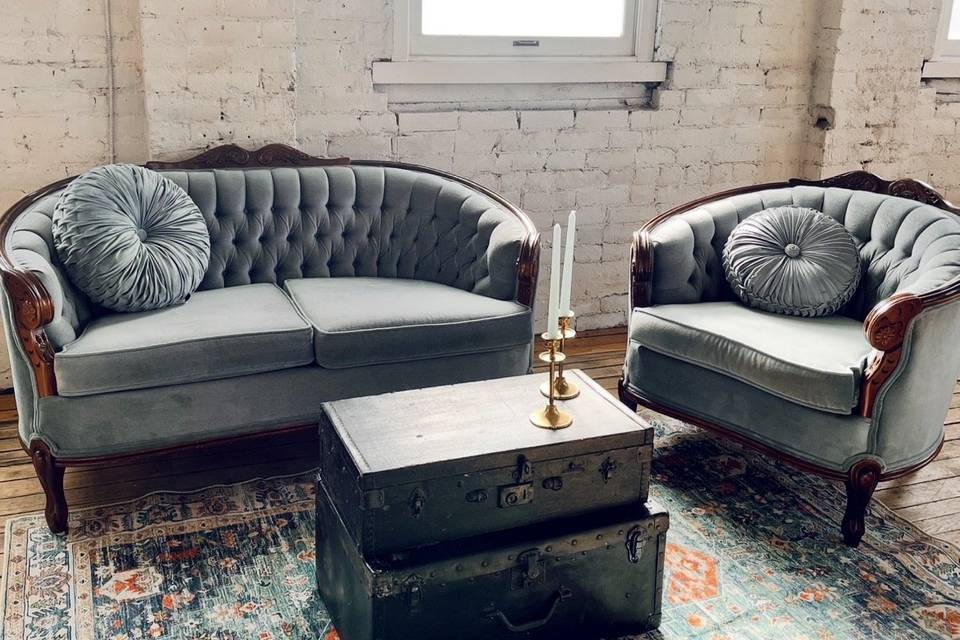 Blue lounge set