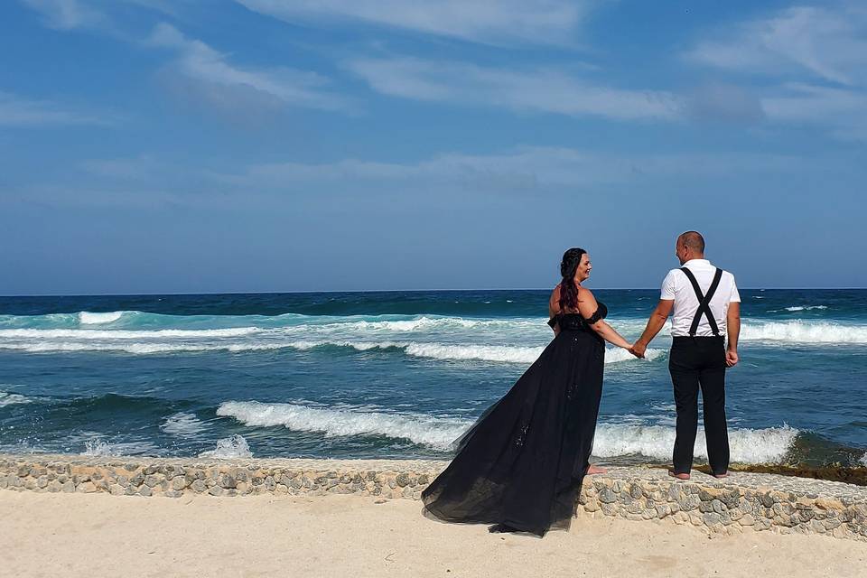 Mexico Beach Wedding