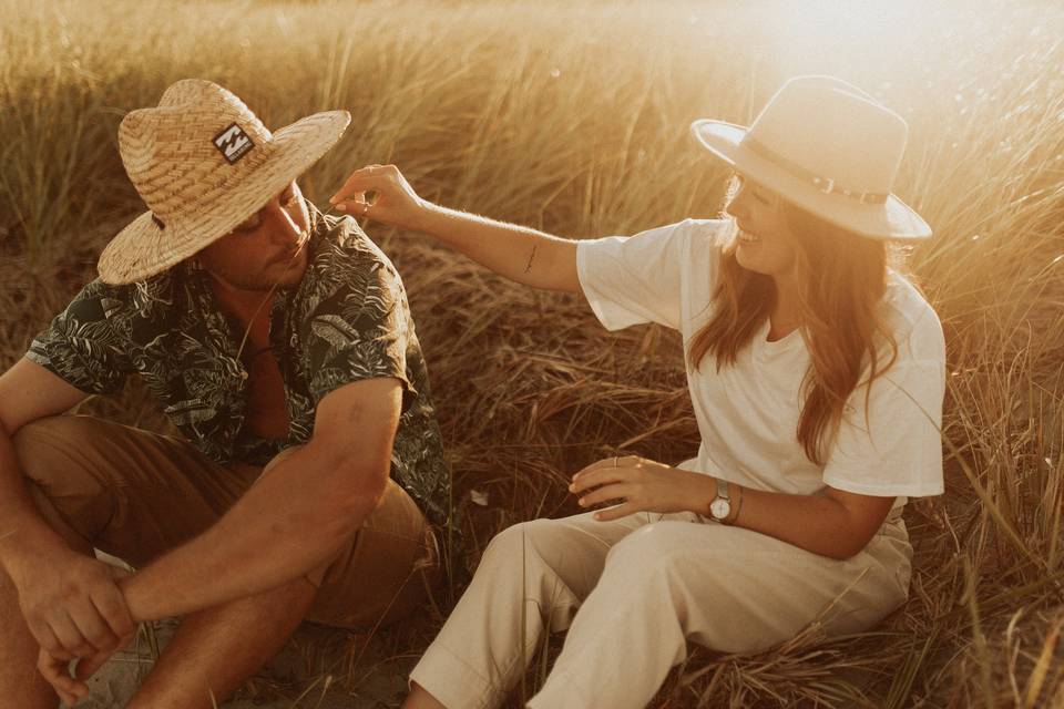 Golden hour couples session