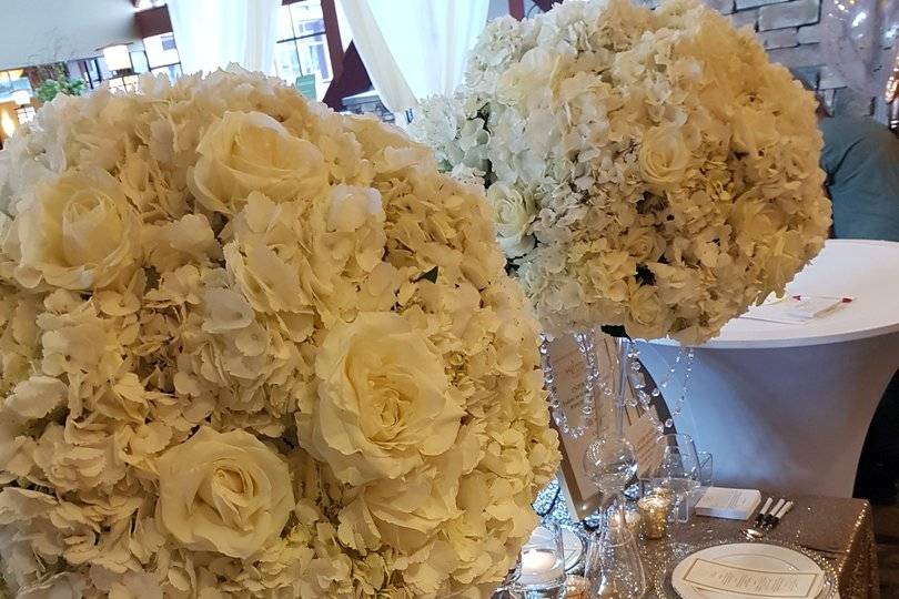 Floral centrepieces