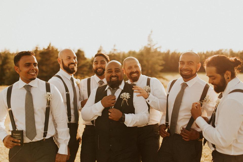 Rustic barn wedding in NS