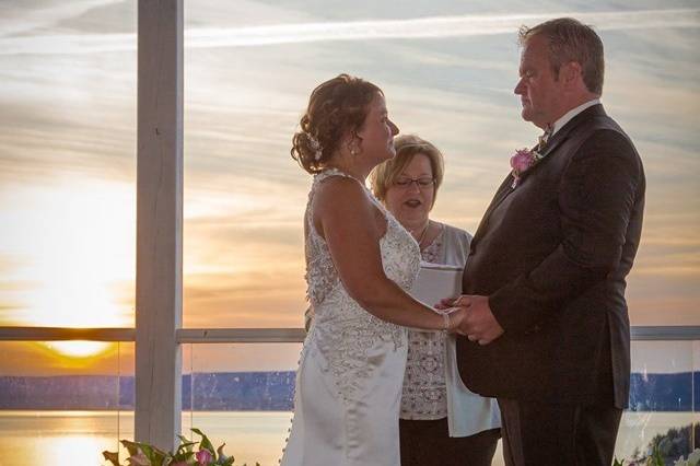 Clubhouse deck ceremony