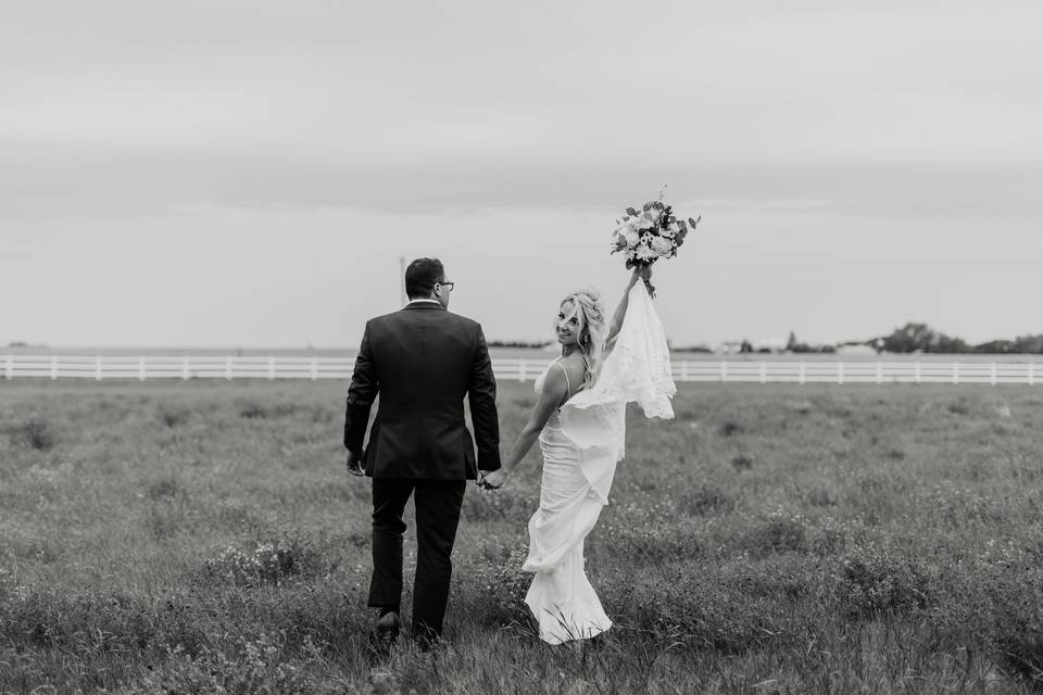 Acme, Alberta Wedding