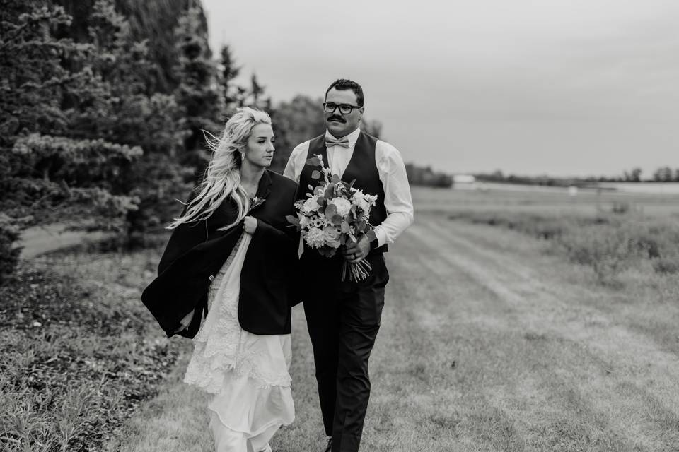 Acme, Alberta Wedding