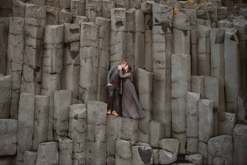 Newly Engaged in Iceland