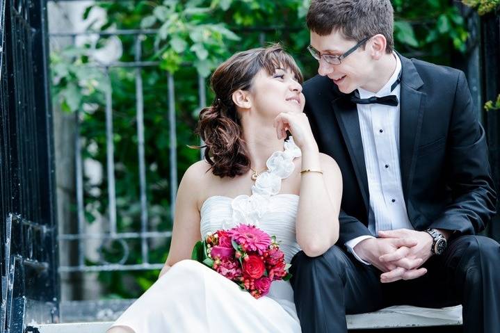 Montreal, Quebec wedding couple