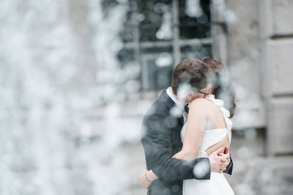Montreal, Quebec bride and groom