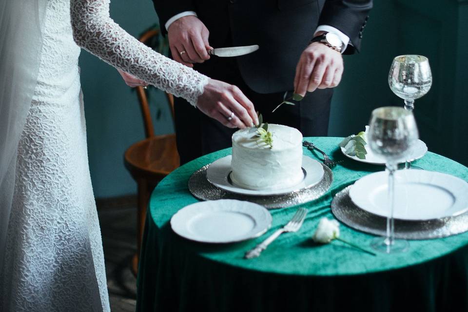 Wedding for two in castle