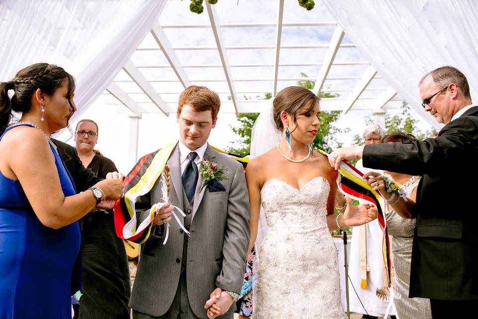 Wolastoqiyik shawl ceremony.