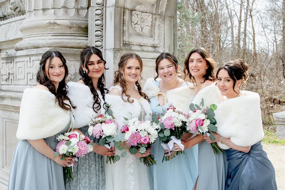 Bride & Bridesmaid Bouquets