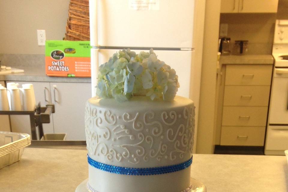 Fondant lace sugar flowers